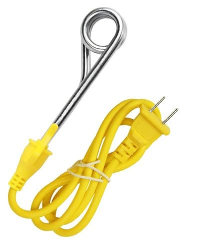 220V 600W Boiling Water Heating Tube Mini Immersion Heater Portable Water Heating Stick for Heating Water Tea Coffee Hot Chocolate