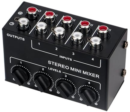 CX400 4-K passive Stereo-Mixer für Soundsteuerung in Podcasts Home und Entertainment Sound Mixers