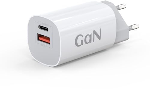 30W USB C Ladegerät PPS 2 Port Schnellladegerät Stecker GaN Ladestecker USB C Netzteil für Galaxy S25/S24/S23/iPhone 17/16/15/16 Pro/16 Pro Max Xiaomi Fast Charger Stecker Adapter