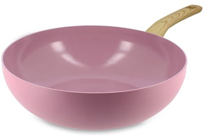 MENASTYL - Wok colorama 28cm en aluminium recyclé lilas induction - 6021119