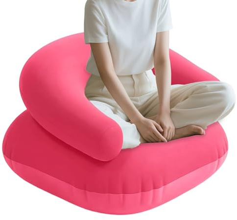 Aufblasbarer Sessel für Erwachsene | Aufblasbares Möbelstück in, Klappsitz, selbstaufblasend | für Außenbereich, Stadionparty, Urlaub, Musikfestival, Festliche Abend, Ruhe, Lesen