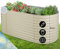 Blumfeldt Fioriera da Esterno, Orto Verticale Rialzato per Balcone e Giardino, Mini Orto per Piantine, Giardino Verticale Impermeabile e Antiruggine, 1257L, 2m (Argento)