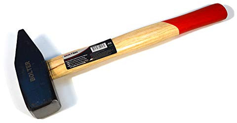 SCHLOSSERHAMMER 2000 Gramm MIT HOLZSTIEL HAMMER NEU BOLTER HOLZSTIEL HAMMER