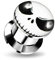 Monster Piercing 12MM Mr.Jack Logo Piecture 316L Gewinde innen doppelte ausgestellte Ohrenpiercing