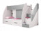 Kids bunk bed MARTIN Perfect design Storage under steps (Grey) QUICK DELIVERY