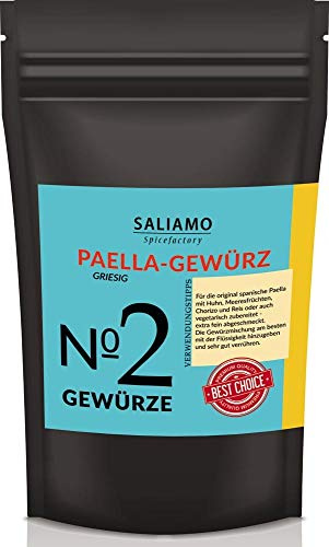 100g Paella-Gewürz, Paella Pfanne, Gewürzmischung, Paella Reispfanne, Paella Kräutermischung, Für Traditionelle Paella | Saliamo