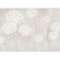 murando - Papier peint panoramique nature 300x210 cm - Revêtement mural décoration pour chambre salon cuisine - Design unique et moderne - Gris - Fond de fleurs beiges b-C-0008-a-b