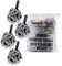 TranquilBeauty 4-Piece Charcoal Loofah Set - Gently Exfoliating Bath Sponges for Adults - Hang to Dry Design - Spa-Like Experience