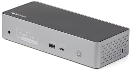 StarTech USB-C Quad 4K Dock, MacBook Pro/Air M1-M4 & Windows, 100W, DP HDMI