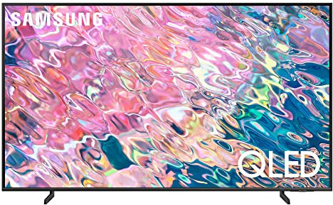 Samsung TV QLED QE43Q60BAUXZT, Smart TV 43 Serie Q60B, QLED 4K UHD, Alexa e Google Assistant integrati, Black, 2022, DVB-T2