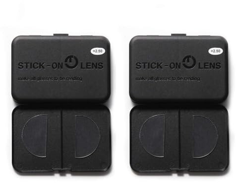 OuShiun Bifokallinsen zum Aufkleben, selbstklebende Linsen für Presbyopie/zusätzliche abnehmbare Linsen für Sonnenbrillen, Radfahren, Angeln, Tauchmaske (+2.0 Dioptrien 2 Paar) OS8801