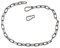 elvent Stahlkette mit 2 Karabiner, 1 Meter Edelstahlkette V4A, Ø5 mm Rundstahlkette für Federwiege Swing Hängesessel Boxsack Sandsack Federwiege | rostfrei, ähnlich DIN 763