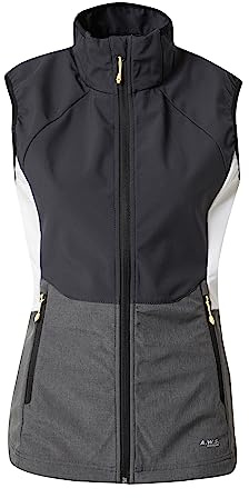 ICEPEAK Damen Sportweste Branson anthrazit/Graumeliert/weiß 44