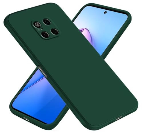EASSGU Custodia per HUAWEI Mate20 Pro (6.39 Inches), Cover Morbida in Silicone TPU - Verde scuro