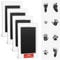 Anyfirst Fußabdruck Set Baby＆Pfotenabdruck Set Hund/Katze, Newborn Baby Abdruckset, 4 Stempelkissen und 8 Aufdruckkarten, Kann die Handabdrücke Des Handabdruck Baby, Babygeschenke