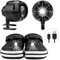 Headlights for Croc, Rechargable Croc Lights for Shoes 2Pcs, Waterproof Shoes Lights Charms for Camping, Walking, Dog Walking, 3 Light Modes Croc Headlight for Kids Adults, Plastic