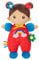 OUOZZZ Baby Puppe, Weiche Stoffpuppe mit Kleidung, Bräunen Latino Mini-Puppe Kuschelpuppe für Kinder ab 3 Monaten - Baby Geschenk zur Geburt Mädchen Jungen, 25cm