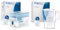 BRITA Flow XXL Water Filter Tank (8.2L) incl. 1x MAXTRA PRO All-in-1 cartridge & Aluna Water Filter Jug White (2.4L) incl. 1x MAXTRA PRO All-in-1 cartridge - fridge-fitting