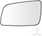 SENZEAL Spiegelglas Ersatz für Opel Astra G 1998-2009 Außenspiegel Glas Fahrerseite Beheizbar mit Trägerplatte 6428739 (Links)