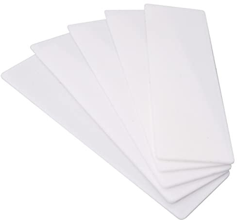 SKIR'CO (10 Stück) Kunststoff Flache Unterlegscheiben 1 mm, Verglasung 40 x 100 mm, Rahmenabstandshalter, Tür- und Fensterrahmenpacker