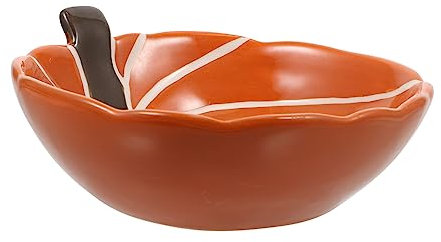 WATIIFUFU Halloween Tableware Personalised Cereal Bowl Pumpkin Ceramic Plate Halloween Themed Plate