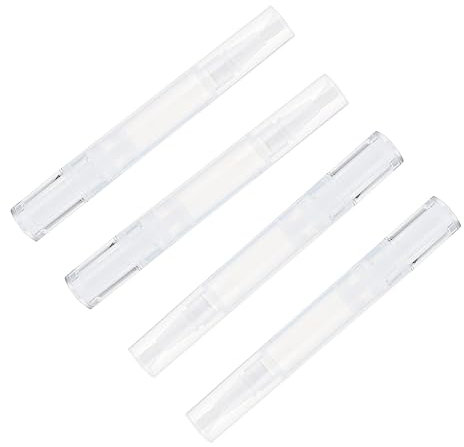 Mikinona 4stücke Leere Lipgloss Tuben Mit Pinselapplikator Nagelöl Stift Für Kosmetische Anwendungen Für Lipgloss Parfüm Und Nagelpflege