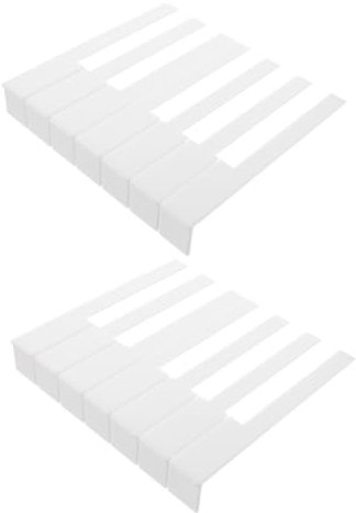 VINTORKY 52stücke Klaviertastenbeläge Klaviertasten Ersatzteile Aus Acryl Für Klavierreparatur Zubehör Für Pianisten