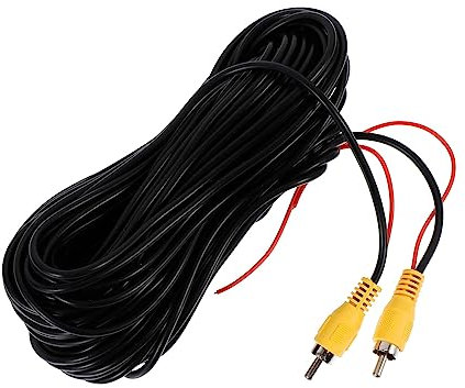 SEWOART Câble Dextension Audio De Voiture De 20 M Câble Dextension Vidéo pour Caméra De Recul De Voiture Facile À Utiliser Et À Installer