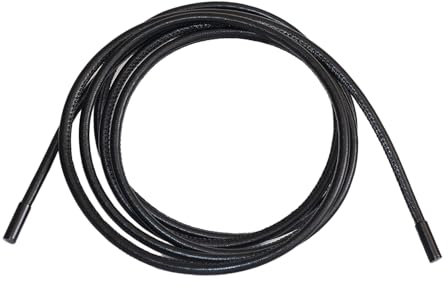 Inzegao Women Leather Cord String Rope Waist Belt for Dress Knot Belt for Sweater Cardigan Down Coat, Black, Medium