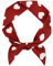 Damen-Schal, Satin, Krawattenschal für Damen, Seidenschal, Schal, rot, One size