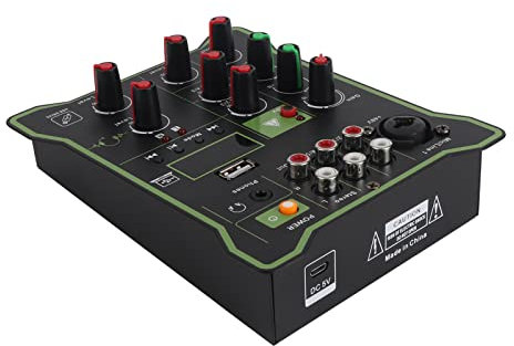 DJ Audio Sound Mixer Audio Sound Mixer Musikinstrument Lossless Sound Quelle Ausgang Hohe Effizienz 5-Wege-Mixer Anpassbar Tragbar