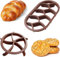Set di 2 stampi Kaiser per impasto, per pane, panini e dolci (A1)