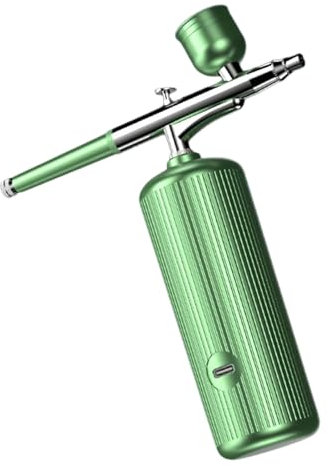 Aerografi Strumento Con Compressore Due Azione E Batteria Per Grafica Dettagliata