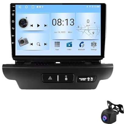Android 13 Autoradio Navigatore per Kia Ceed 3 CD 2018-2020 Stereo 9 Pollici HD Touch Touch Multimedia Player Supporta WiFi FM Bluetooth Split Screen Controllo del Volante(T 4G+WiFi 8Core 8G+128G)