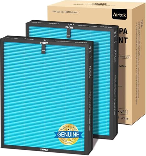 Airtok HEPA Air Purifier Replacement Filter, High-Efficiency Activated Carbon, Suitable For The AP2301 Air Purifier, Removes Pollens, Dust, Pet Dander & Other Allergens