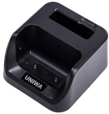 UNIWA Original Ladedose/Kopfhörer/Mikrofon/Akku/Lanyard F41 Zello Walkie Talkie Handy, Original Zubehör für Zello F41 4G Phone (F41 Ladedock)