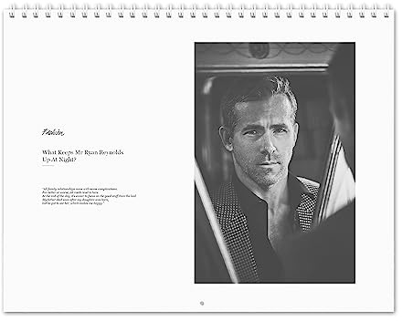 Ryan Reynolds Vol.1-2027 Wall Calendar