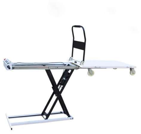elevatore per materiali Carrello elevatore mobile, carrello a mano for merci, camion con pianale pieghevole piattaforma di sollevamento(Piccolo)