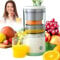 Electric Citrus Juicer, USB Rechargeable Fruit Juicer Machines, Lemon Squeezers, Juicer for Oranges/Lemon/Grapefruit with Powerful Motor, Healthy, Nutritious And Fresh Juices, 45w, White