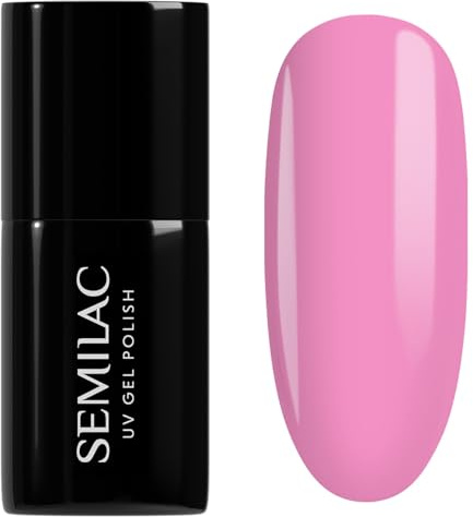 Semilac UV Nagellack 967 Pink Blush 7ml Gel Nagellack Nageldesign | Candy Rosa Pastell - deckend - cremig