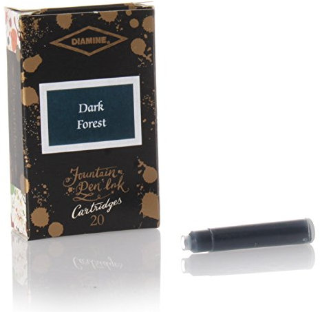 Diamine 150th Anniversary Ink Cartridges (20 PACK) - Dark Forest