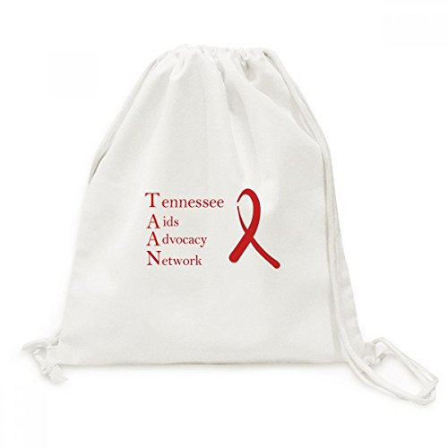 DIYthinker HIV Awareness-AIDS-Tag Red Ribbon Canvas-Rucksack-Reise Einkaufstaschen