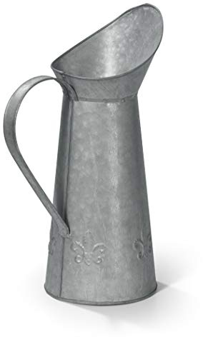 Moritz® Cruche en métal en Zinc Style Maison de Campagne