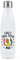 Crazy Chilli Pepper Man Stars Doppelwandige Wasserflasche, isoliert, Edelstahl, Sportgetränke, 500 ml, Weiß