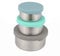 Moonmoon Food Storage Containers | Stainless Steel Snack Pots with Leakproof Silicone Lids | Lunch Box, Kitchen Storage, Sauce Pots, Meal Prep, Baby Weaning | Set of 3 for School or Office