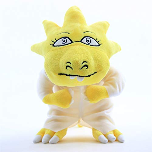 uiuoutoy Undertale Plüschtier Alphys Plüsch Stofftier Puppe Undertale Kuscheltier Kinder Spielzeug Geschenk