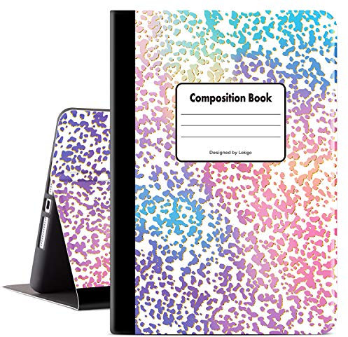 Schutzhülle für iPad 9. Generation, iPad 8. Generation, iPad 7. Generation, iPad 10.2 Hülle für Mädchen und Frauen, iPad Cover 9. Generation, verstellbarer Betrachtungsständer, automatische