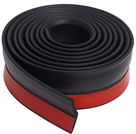 Burlete para Puerta de Garaje, Sello Universal para Puerta de Garaje, Tira de Sellado de Goma Multiusos para la Parte Inferior de la Puerta de Garaje Poweka (30cm)