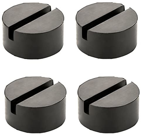 LST 4x Wagenheberaufnahme 75x35 mm rund Gummi Adapter Gummiblock