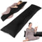 Totsy Baby Seitenschläferkissen mit Bezug Velvet 40 x 145 cm - Komfortkissen Schlafkissen Seitenschläfer Body Pillow Seitenschlafkissen Black